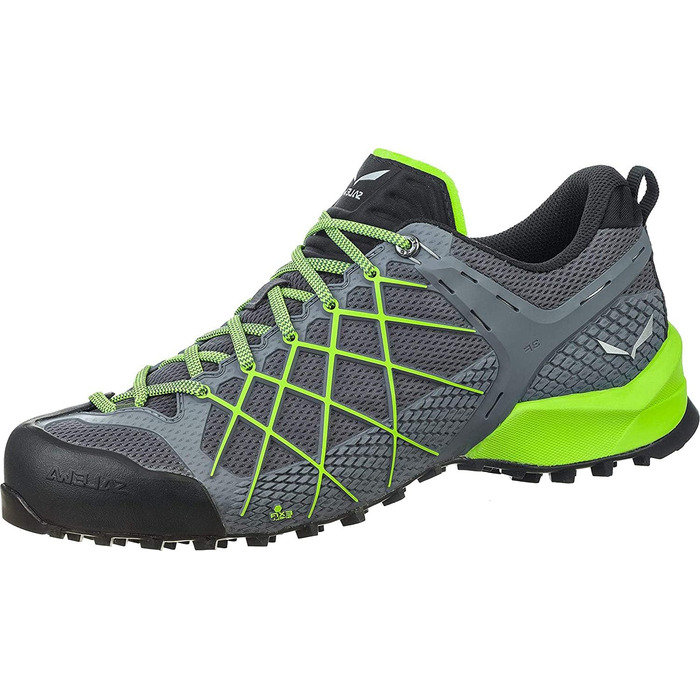 Черевики Salewa Wildfire для чоловіків, 46.5 EU, Flintstone Fluo Green