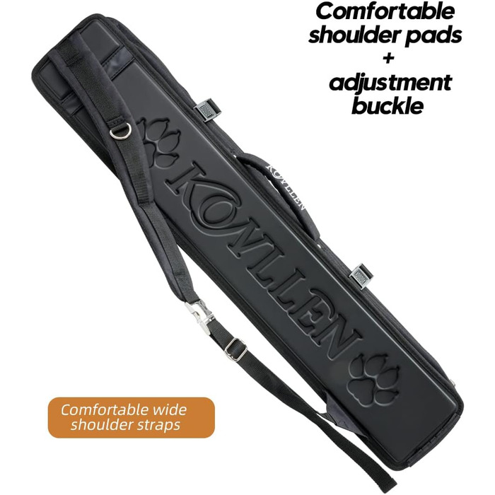 Чохол для бильярдного кия KONLLEN 2x4 Oxford Cloth - сірий