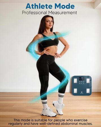 Ваги для тіла Arboleaf з USB зарядкою: аналіз жиру, м'язів, BMI та 14 показників. Цифрові ваги до 180 кг з LED-дисплеєм