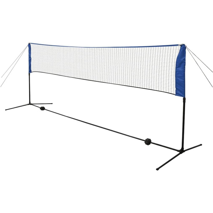 Сітка для бадмінтону та волейболу vidaXL 300/500 x 155 см (300 x 72 см) з 3 м'ячами