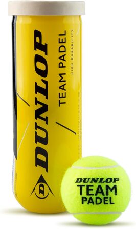 М'ячі для падел-тенісу Dunlop Team Padel (3 шт.)