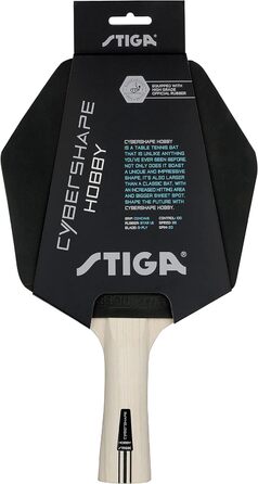 Стіга Cybershape Hobby - ракетка для настільного тенісу, легка у використанні, для початківців та гравців клубного рівня