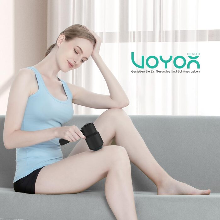 VOYOR HEALTH ручний електричний масажер від целюліту для шиї, плечей, живота, талії та стегон, модель CM410, чорний