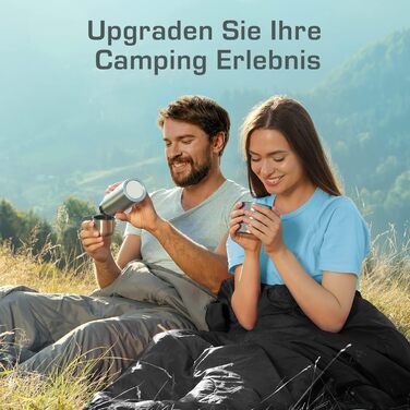 Сплячий мішок Active Era Mumienschlafsack для кемпінгу: зимовий, літній, водонепроникний, ультралегкий, -10°C до 10°C