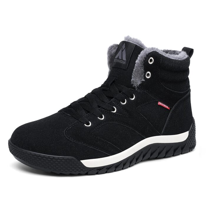 Чоботи зимові жіночі Mishansha Herren, 43 EU, чорні. Теплі, з підкладкою, для активного відпочинку