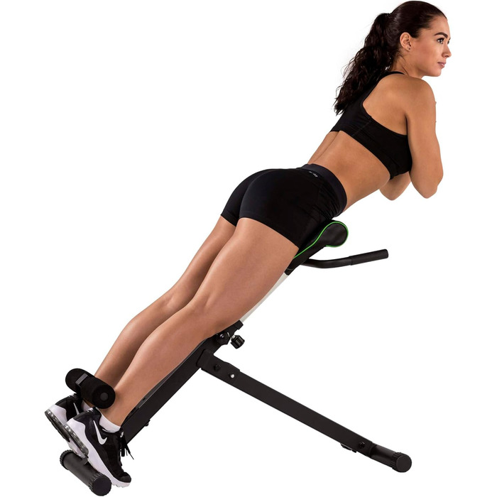 Тренажер для спини Tunturi CT40, гіперекстензія, регульований римський стілець на 7 положень, складаний