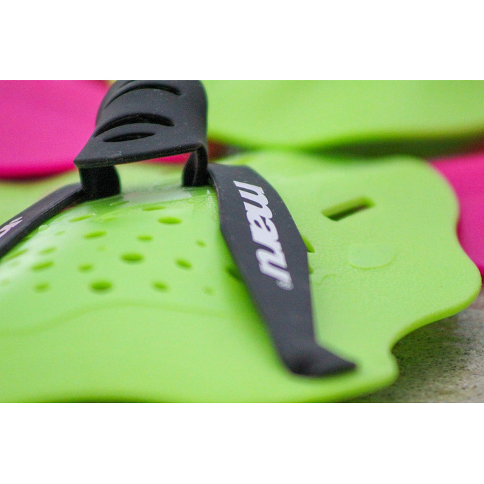 Плавальні щитки MARU для дорослих та юніорів. Набір для тренувань у басейні. Зміцнення сили, легка установка. Для початківців та професіоналів. Кольори: зелений, лаймовий рожевий.