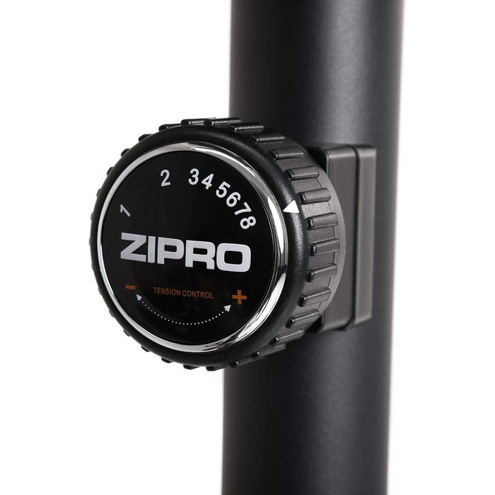 Велотренажер Zipro Nitro: магнітний, до 150 кг, для дому, чорно-білий