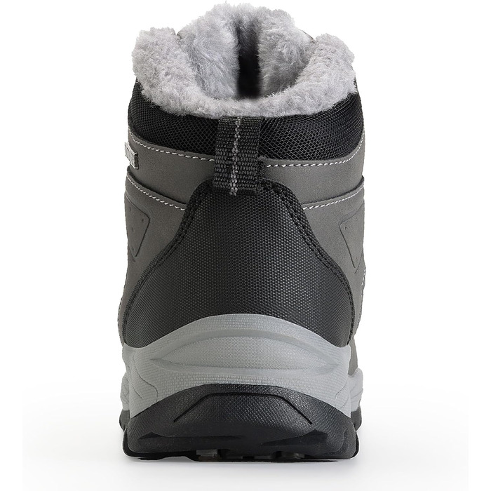 Жіночі зимові черевики CC-Los з теплим підкладкою, снігоступи, легкі, неслизькі (36 EU, сірий)