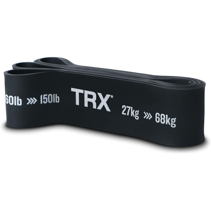 TRX® еспандер-стрічка Kraftband 60/150 фунтів, для фітнесу та тренувань