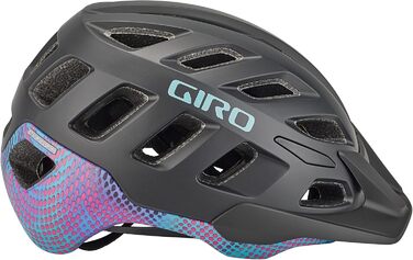 Велошолом Giro Radix для жінок, All Mountain MTB, матовий чорний/бірюзовий, 2022