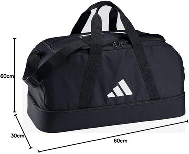 Сумка adidas Equipment Tiro League Duffel M чорна-біла, спортивна