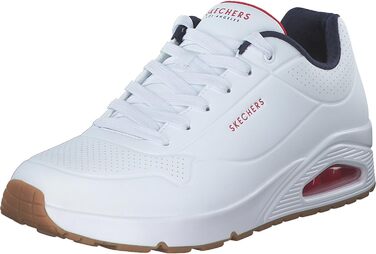 Чоловічі кросівки Skechers Uno Stand On Air, білий, синій, червоний, 42 EU