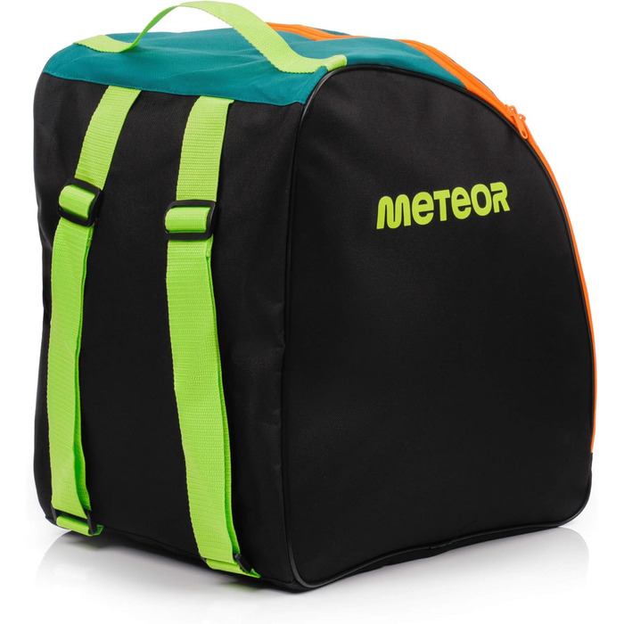 Чохол для лижних черевиків Meteor - компактна сумка для черевиків та рукавиць. Водонепроникний, легкий та міцний, ідеальний для подорожей та зимового спорту. (Зелений/Чорний, рюкзак для лижних черевиків)