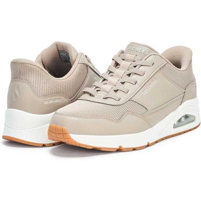 Чоловічі кросівки Skechers UNO - Banksia Hands Free Slip-ins, 42.5 EU, Taupe