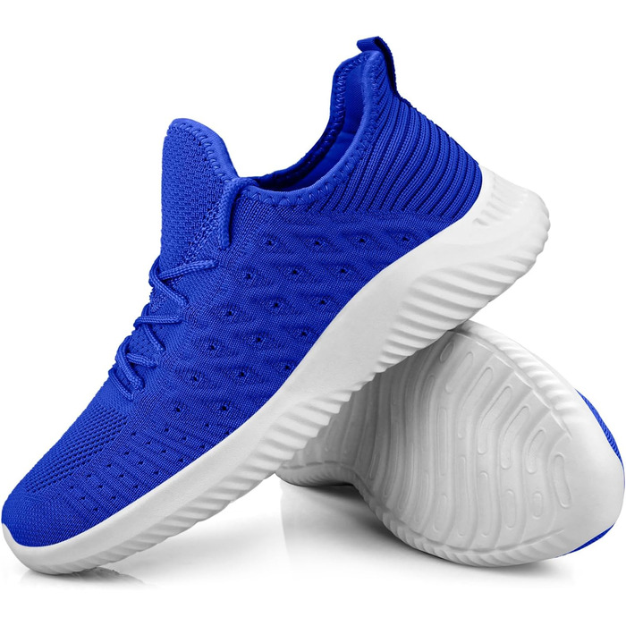 Чоловічі кросівки Feethit для бігу, дихаючі, легкі, зручні, модні, з антиковзкою підошвою, синього кольору (42 EU)