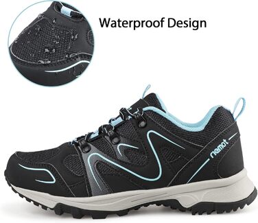 Жіночі трекінгові черевики Riehmot для походів (42 EU, Синій)