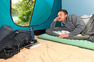 Самонадувний килимок для сну Bestway ComforTrek 183x63.5x7.6 см, односпальний, туристичний