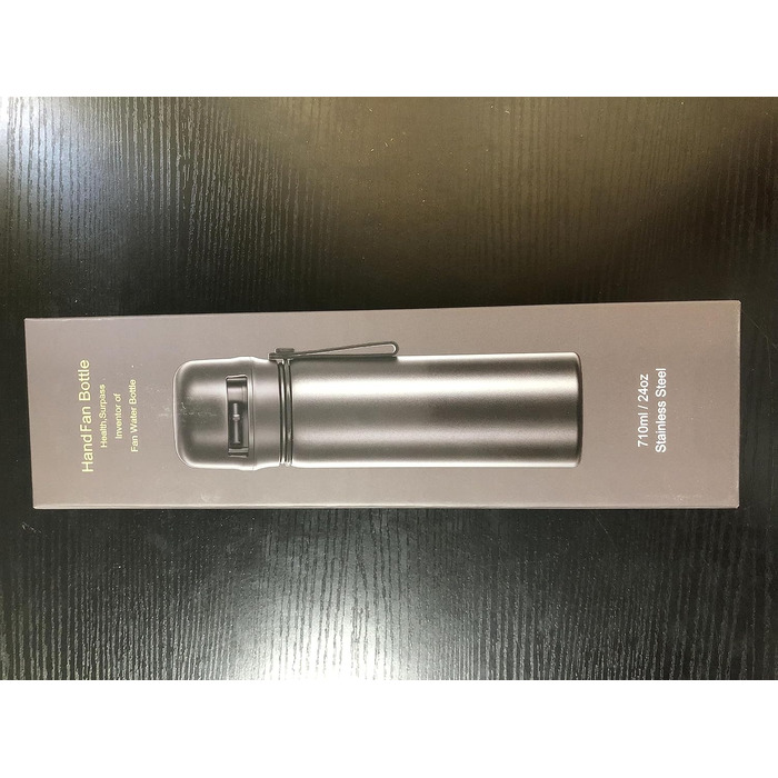 Спортивна термобутилка HandFan 710 мл, нержавіюча сталь, BPA Free, герметична, для води та напоїв з газом, для велоспорту, школи та фітнесу, синя
