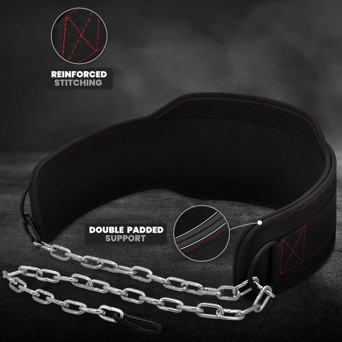 Планка для важкої атлетики RDX 15,2 см з ланцюгом 40 см: важке тренування, пауерліфтинг, бодібілдинг