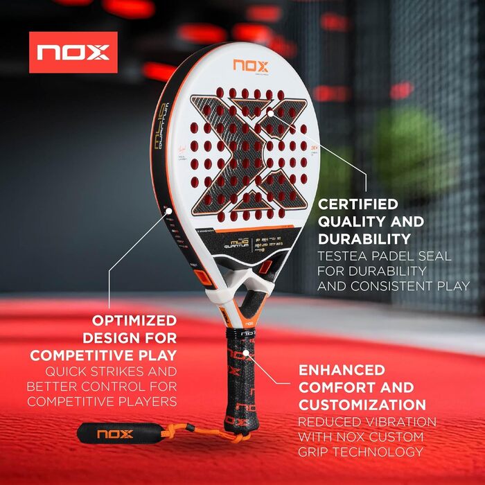 Ракетка для бадмінтона Nox Ml10 Quantum 3K Miguel Lamperti 2025