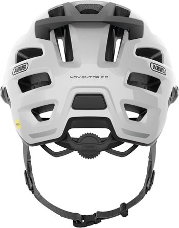 Велошолом ABUS Moventor 2.0 MIPS для MTB, універсальний, розмір L (57-61 см), білий, з посиленим захистом для бездоріжжя