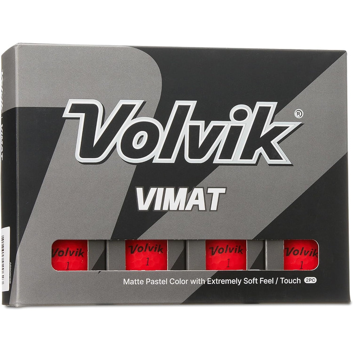 Гольфбол Volvik Vimat, яскравий, для гольфу