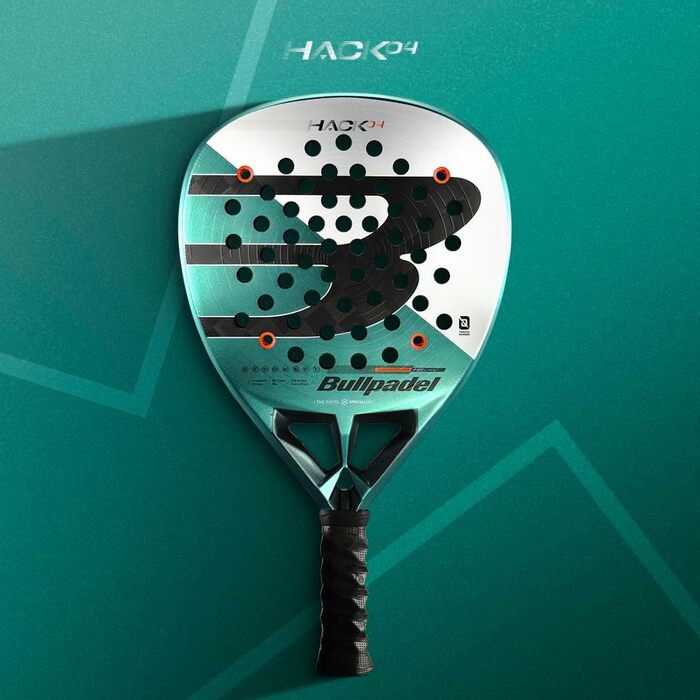 Плече ракетки для падел-тенісу Bullpadel Hack 04 25, темно-зелений, 370г (Нова)
