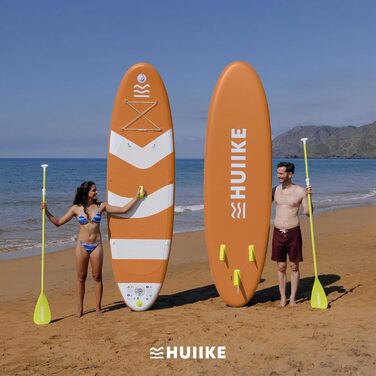 Надувна SUP-дошка HUIIKE з аксесуарами для веслування стоячи, висока стійкість, преміум-якість