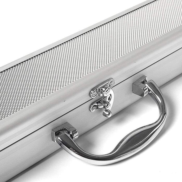 CUESOUL 57' Більярдні киї для снукеру з 3/4 суглобом та міні-подовжувачем для кінчика, в алюмінієвому чохлі Köcher Karella SCC-JXD306