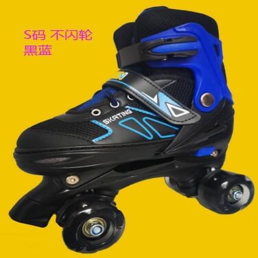 Інлайнери для дітей та дорослих: ролики для катання на роликах з великими колесами 76 мм, регульовані ролики для безпечного катання на вулиці, подарунок для дітей та підлітків, розмір M, червоно-чорний