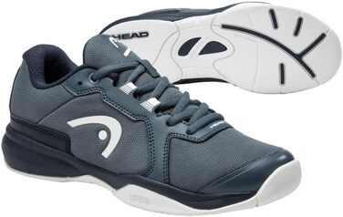 Дитячі тенісні кросівки HEAD Sprint 3.5 Junior (36 EU, темно-сірий)
