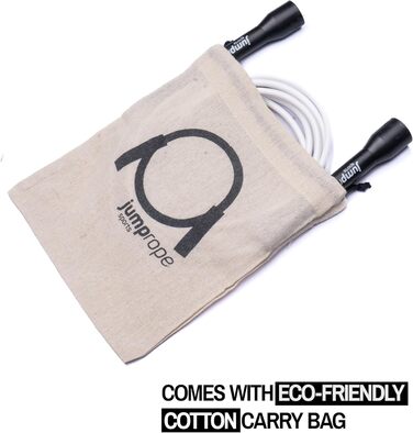 Професійне скакалка для змагань SPEED CHAMPION (діаметр 5 мм, довжина 3 м, регульована) (чорно-біла)