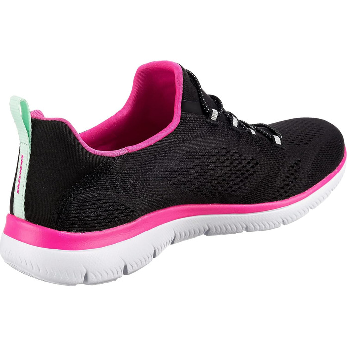 Кросівки жіночі Skechers Summits Perfect Views чорні з рожевою окантовкою, 39 EU, сітка