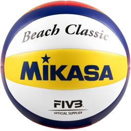 Волейбольний м'яч MIKASA Beach Classic №5, синьо-жовто-червоний, для пляжу