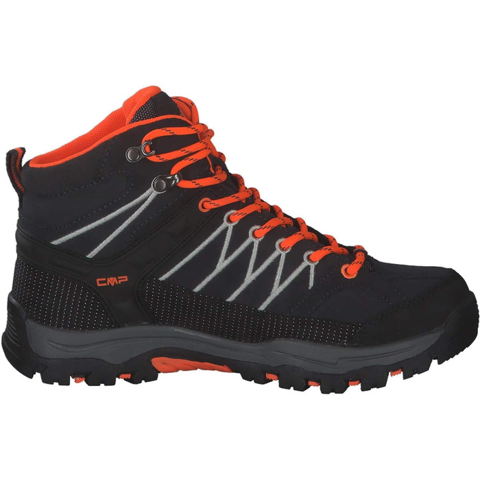 Дитячі трекінгові черевики CMP Rigel Mid Antracite-Flash Orange, розмір 40