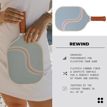 Плече Пікбол Holbrook Performance з карбону, графітове покриття, Polypropylen, Day N' Night (з відмоткою)