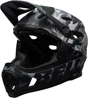 Велошолом BELL Super DH MIPS, розмір S (52-56 см), чорний камуфляж, матовий/глянцевий