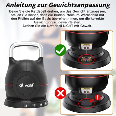 Гантелі ATIVAFIT 20 кг, 7-в-1, регульовані, з алюмінієвим грифом, швидка зміна ваги, фітнес для дому, тренування вдома