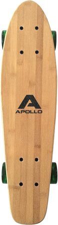 Скейтборд Apollo Fancy Vintage Mini Cruiser 22.5 дюйма, дерев'яна дека, для дітей від 8 років, з/без LED-коліс