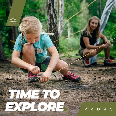 Намет KADVA для кемпінгу Festa 2, 200x120x105 см, на 2 особи, з москітною сіткою, водонепроникний, легкий, міцний, з каркасом з фібергласу, для кемпінгу та піших прогулянок, зелений