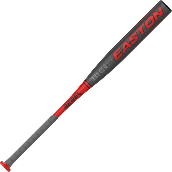 Бейсбольна бита EASTON Rebel Slowpitch 2021, 77 см, алюмінієва, однокомпонентна, для софтболу, допущена для всіх полів