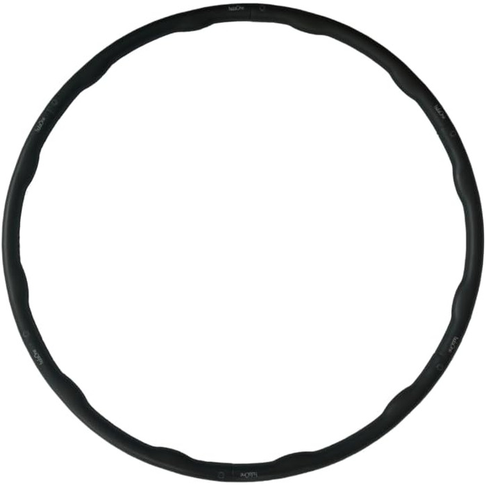 Преміум хулахуп hulaOne Classy Hoop 1,2 кг для фітнесу та схуднення, чорний, для дорослих