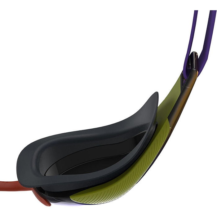 Унісекс окуляри для плавання Speedo Fastskin Hyper Elite з дзеркальним покриттям, універсальний розмір, фіолетово-зелені