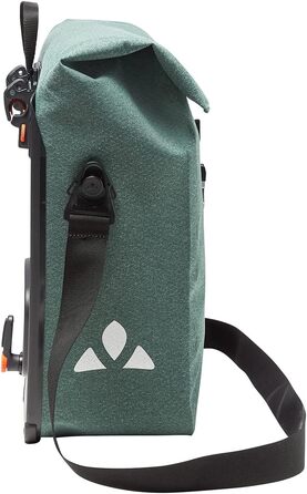Велосипедна сумка Vaude Recycle Commute Single 20 л, водонепроникна, для заднього колеса, виготовлена в Німеччині, зелена Dusty Forest