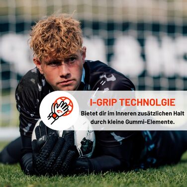 Воротарські рукавиці CATCH&KEEP Artico Nero Profi - 4мм Octopus Grip, I-Grip, Negativschnitt Deep Dark 7