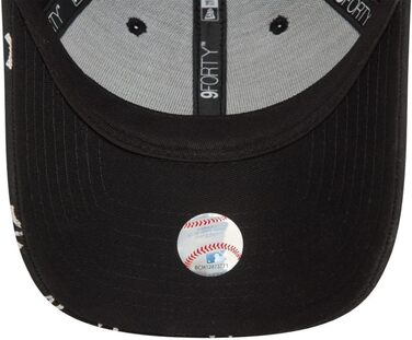Кепка New Era MLB з логотипом команди для жінок, регульована, вигнутий козирок, бейсболка NY LA, універсальний розмір (New York Yankees #36501, універсальний розмір)