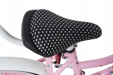 Дитячий велосипед 16 дюймів для дівчинки з ручкою-штовхачем, бічними колесами та кошиком Kimet