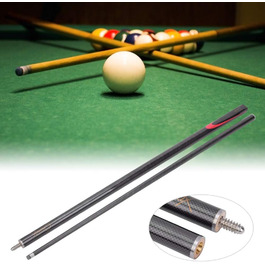Професійний більярдний кий з вуглецевого волокна для пулу і снукеру, низький прогин, набір із аксесуарами