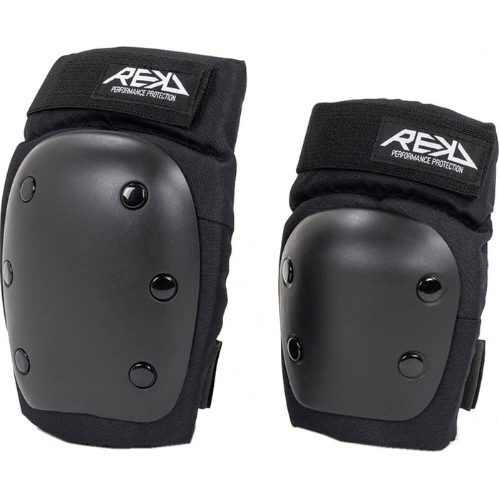 Захисний комплект Rekd Youth Double Pad для скейтборду, унісекс, дорослий, розмір M, чорний, міцний